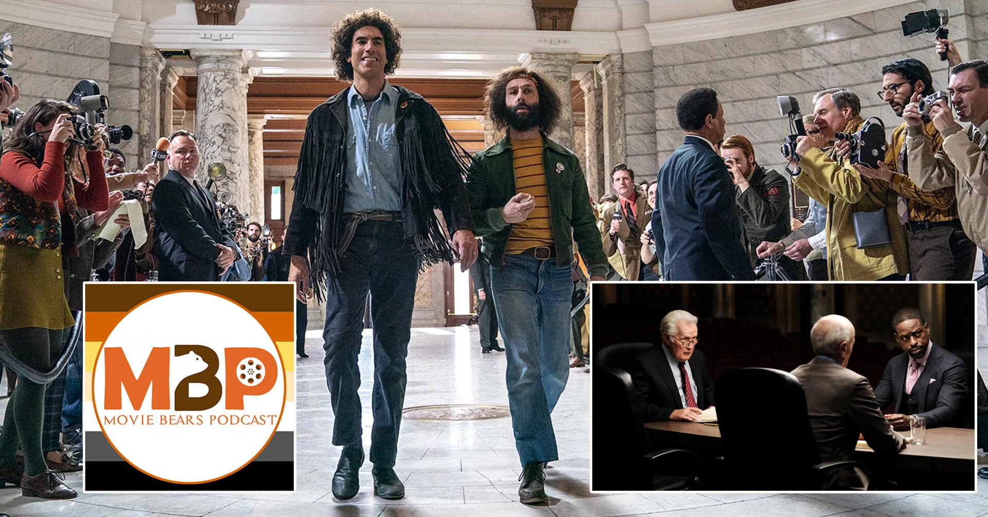 MBP e384 - 'The Trial of the Chicago 7' and the West Wing Reunion Special (10/22/2020)On this episode we're doubling down on some brand-new Aaron Sorkin with our reviews of THE TRIAL OF THE CHICAGO 7 and A WEST WING SPECIAL TO BENEFIT WHEN WE ALL VO…