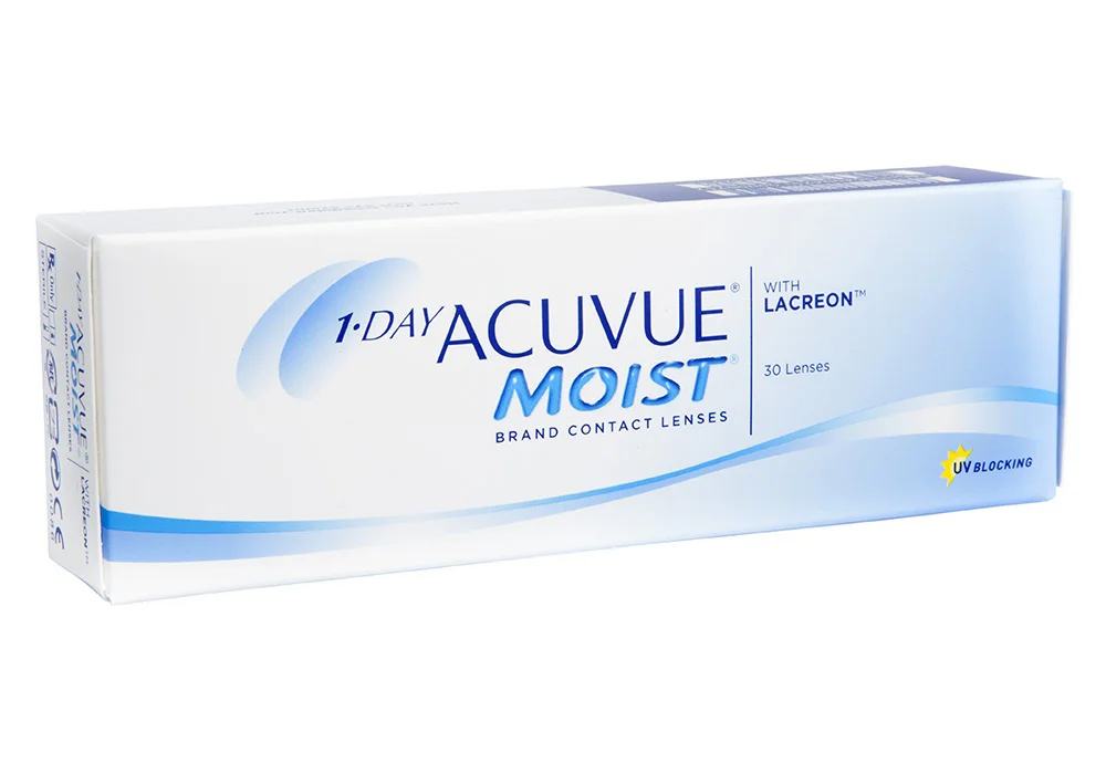 Johnson & Johnson 1 Day Acuvue Moist $30.50 per box