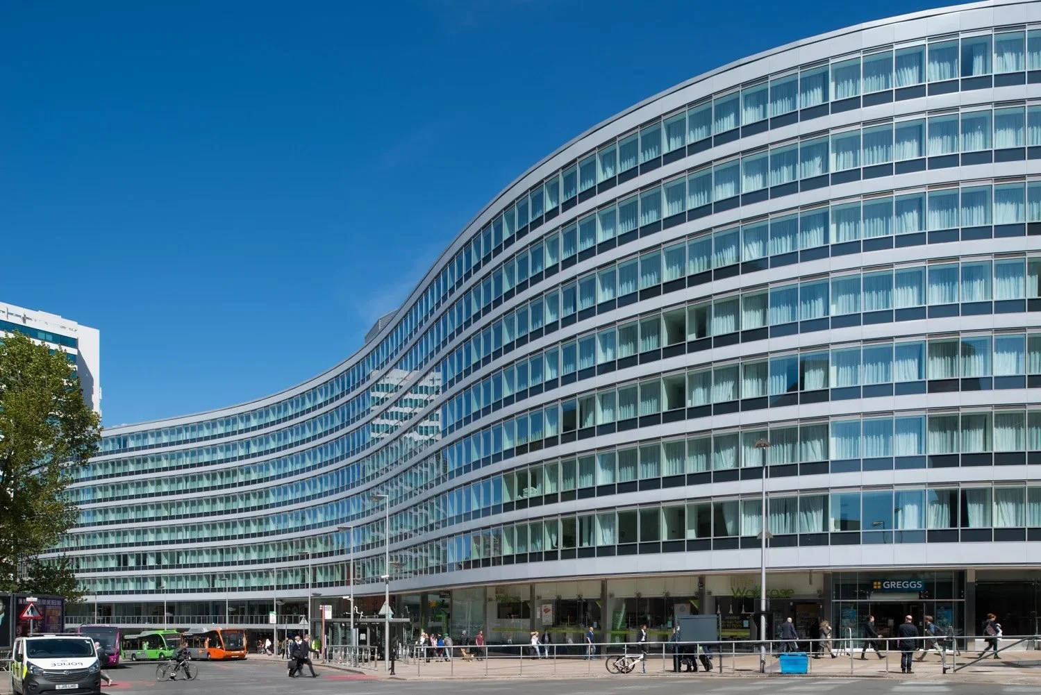 Main Elevation, Gateway House Piccadilly Station Manchester.