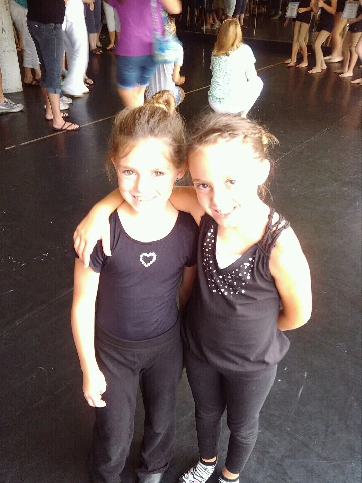 Hailee and Alexis at the Fuzion Dance Camp in Chicago.