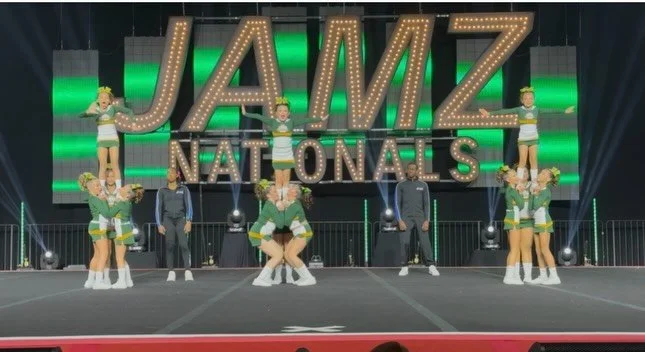 ✨ 2025 Junior Pee Wee Cheer - JAMZ Nationals✨

Our 2025 Junior Pee Wee cheer team had an unforgettable season, qualifying for and competing at JAMZ Nationals in Las Vegas this January! 

Our athletes showed incredible grit, heart, and dedication all 
