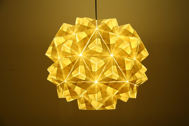 Origami Lampshade - Leah Pendant. £495