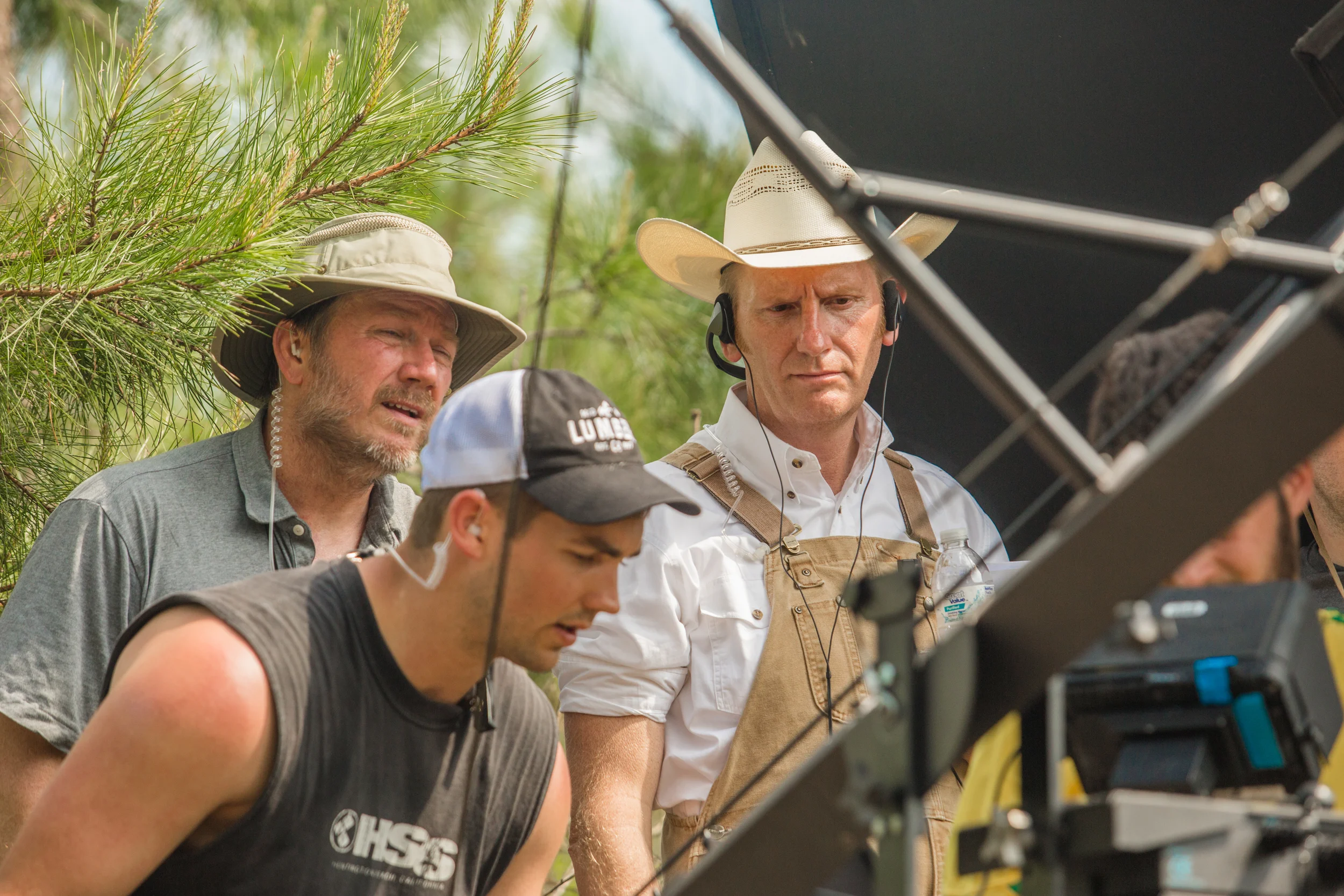 Bryan Allen (far left) and Rory Feek (far right) have worked together on the Joey+Rory music so expect to see that magic and talent seen in those to come to life on the big screen (and shout out to Nick whop can fly a jib like no other)!