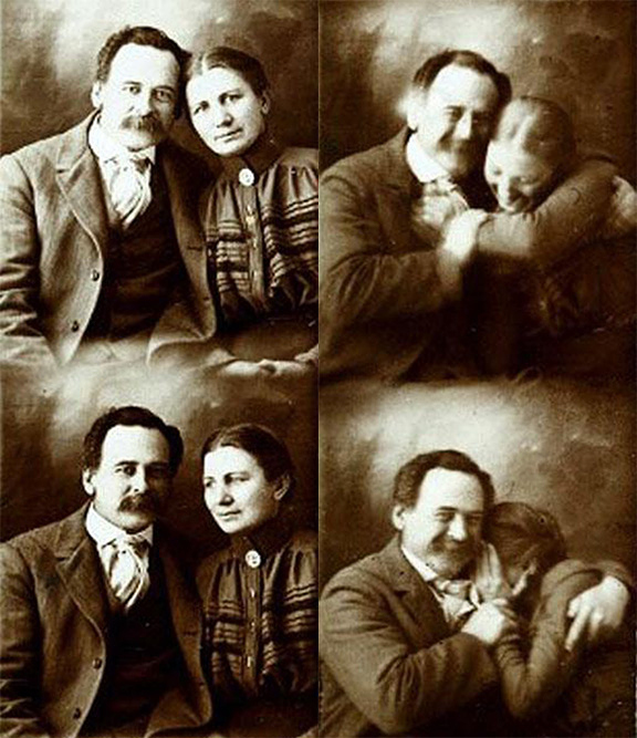 Look, once exposure times got short enough, even Victorians got silly in front of cameras.