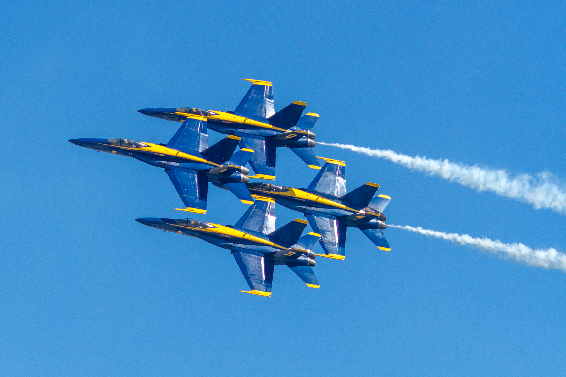 The big draw were the Blue Angels - they were fantastic! They are the last act, coming on around 3:00 pm.