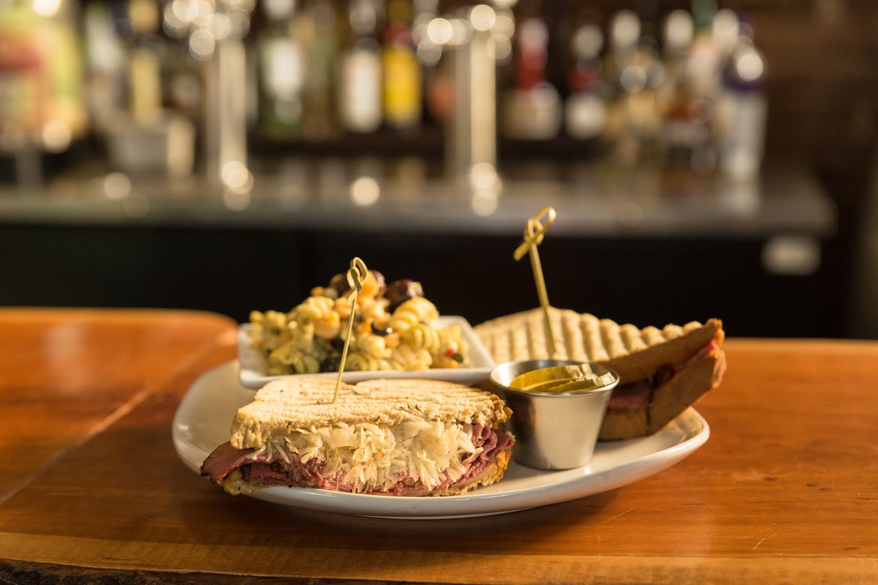 Mmmmmm . . . a Reuben panini . . . .
