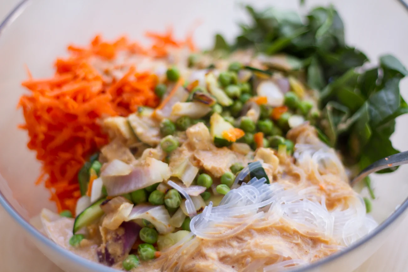 Bolandia Blogger Vancouver - Spicy Peanut Veggie Noodle Bowl-7736