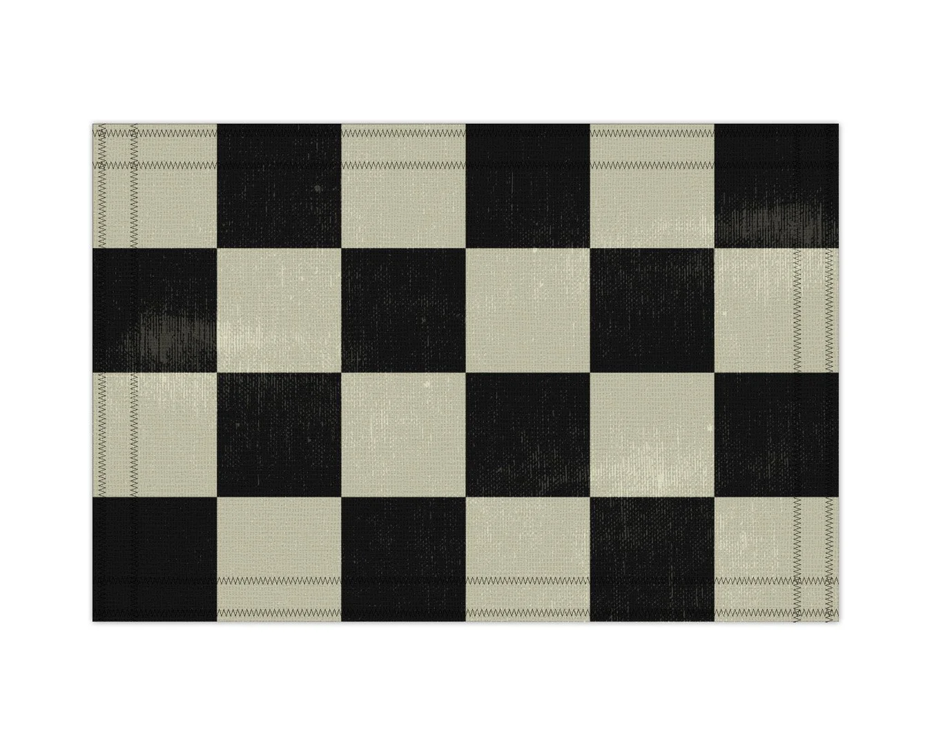 Harbor Check (Black & Cream)