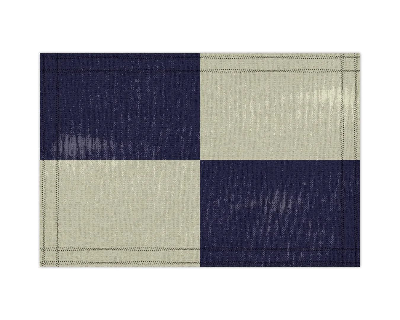 Harbor Block (Cream & Navy)