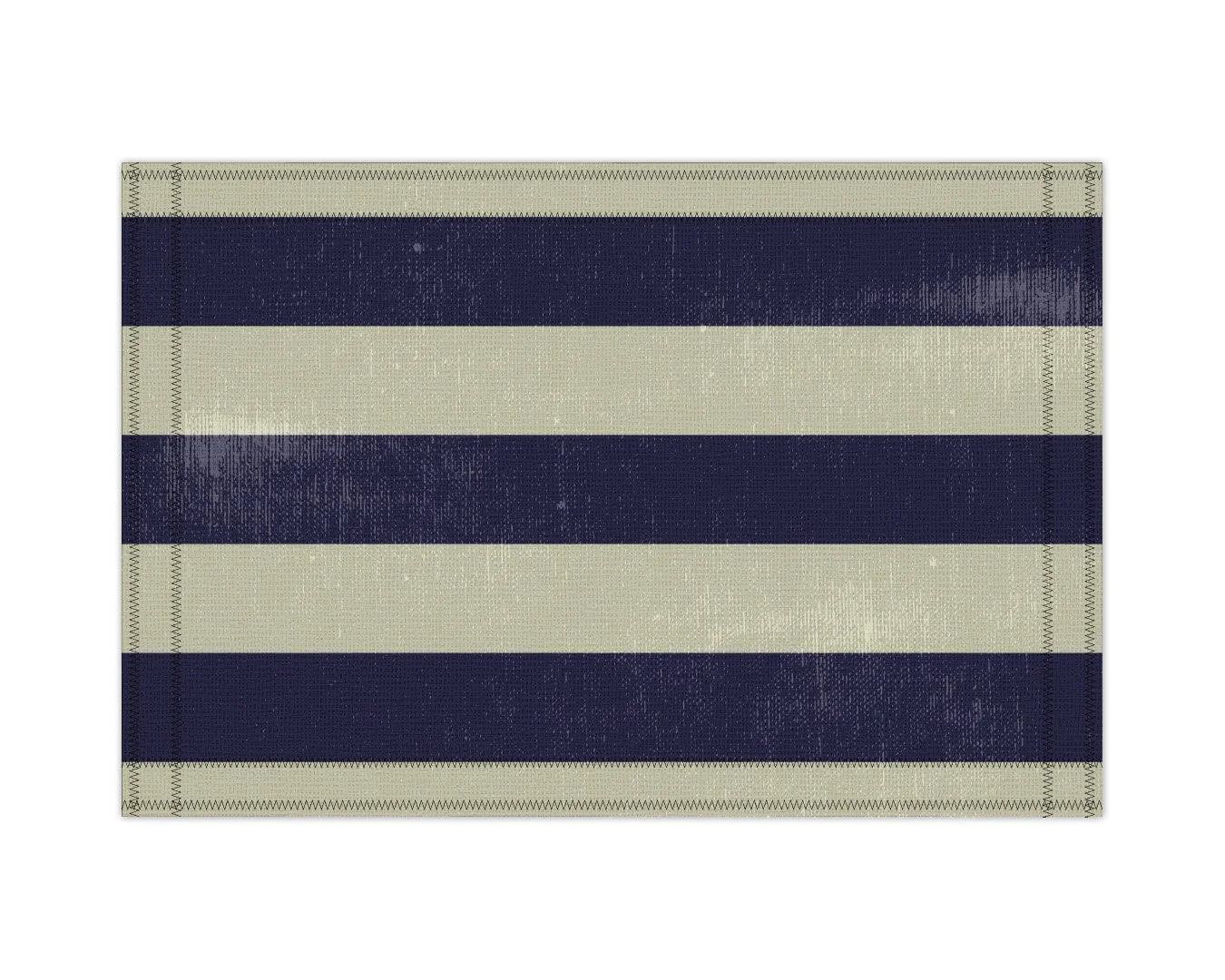 Deck Stripe (Cream & Navy)