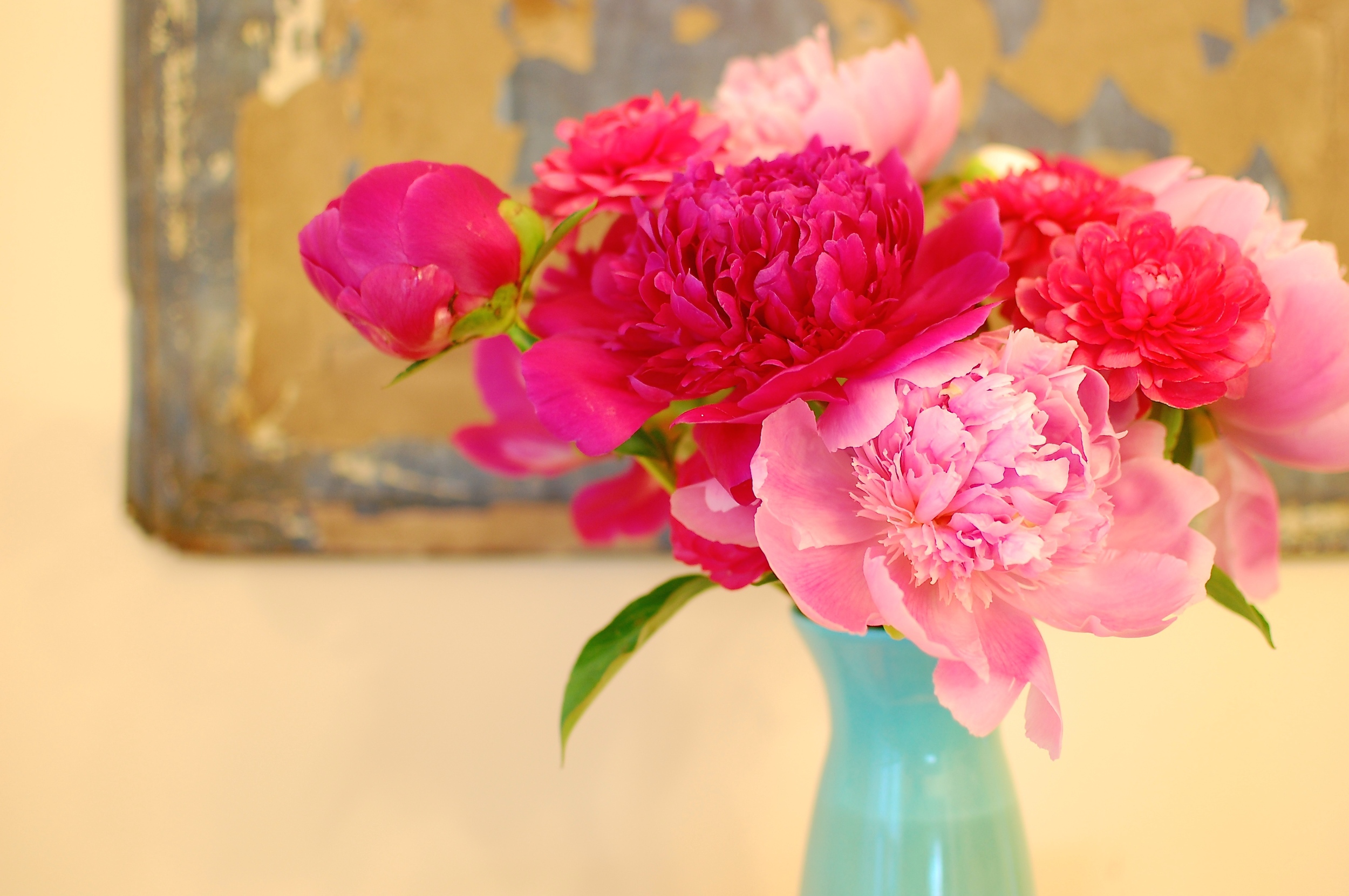 Peonies and ranunculus - the perfect pair