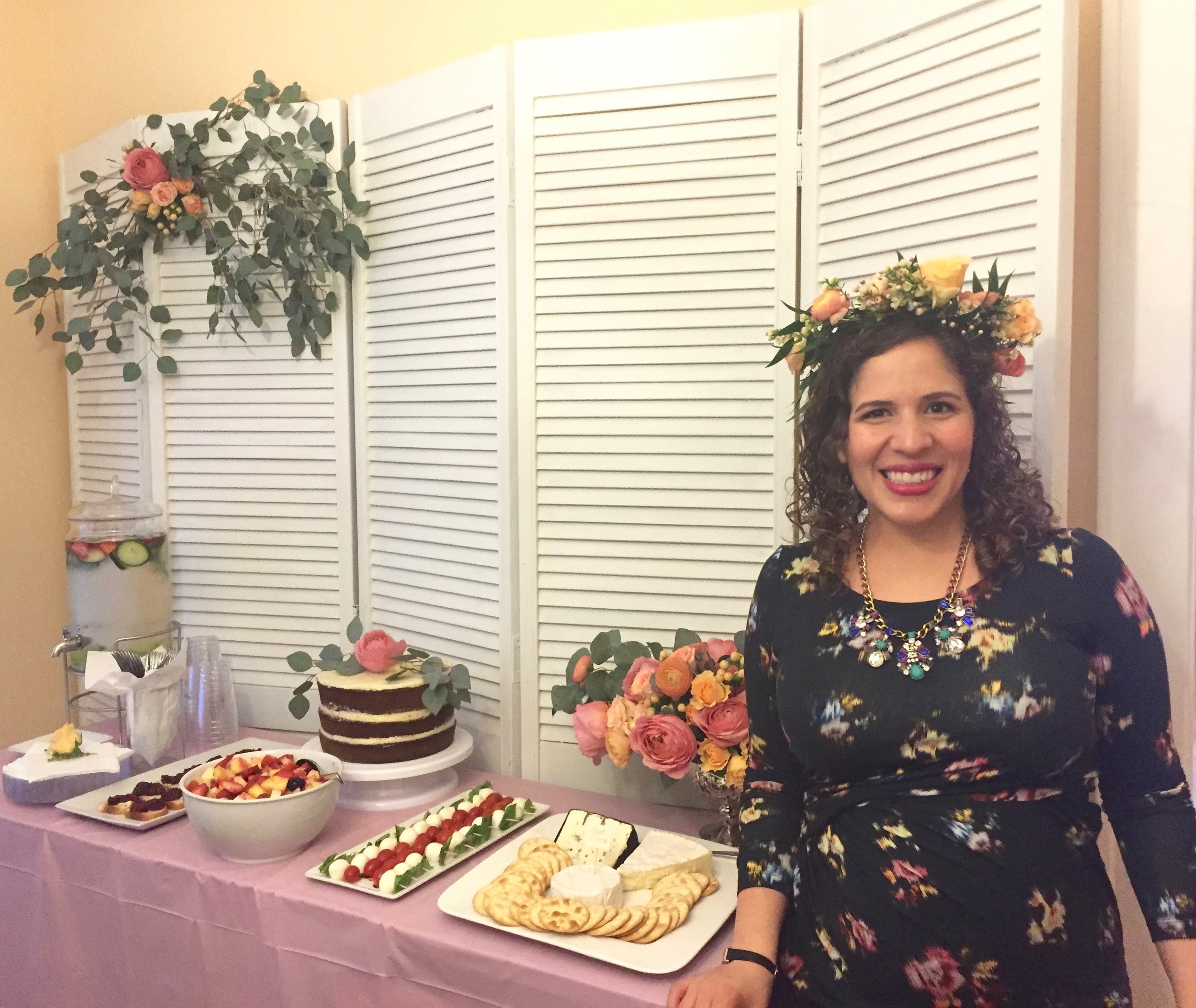 The happy mom-to-be