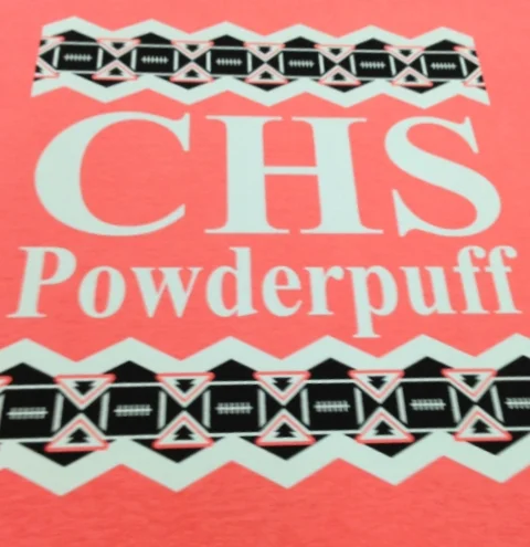 Black and White Print on Comfort Color Shirt