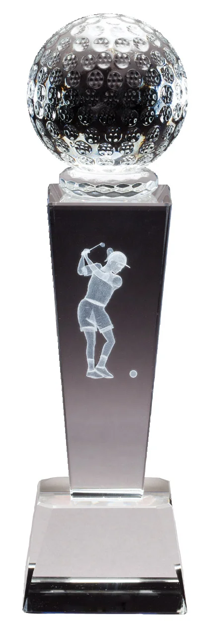 Collegiate Series - Crystal Golf, Female CRY293 - 8.75" tall x 2.5" wide Price = $57