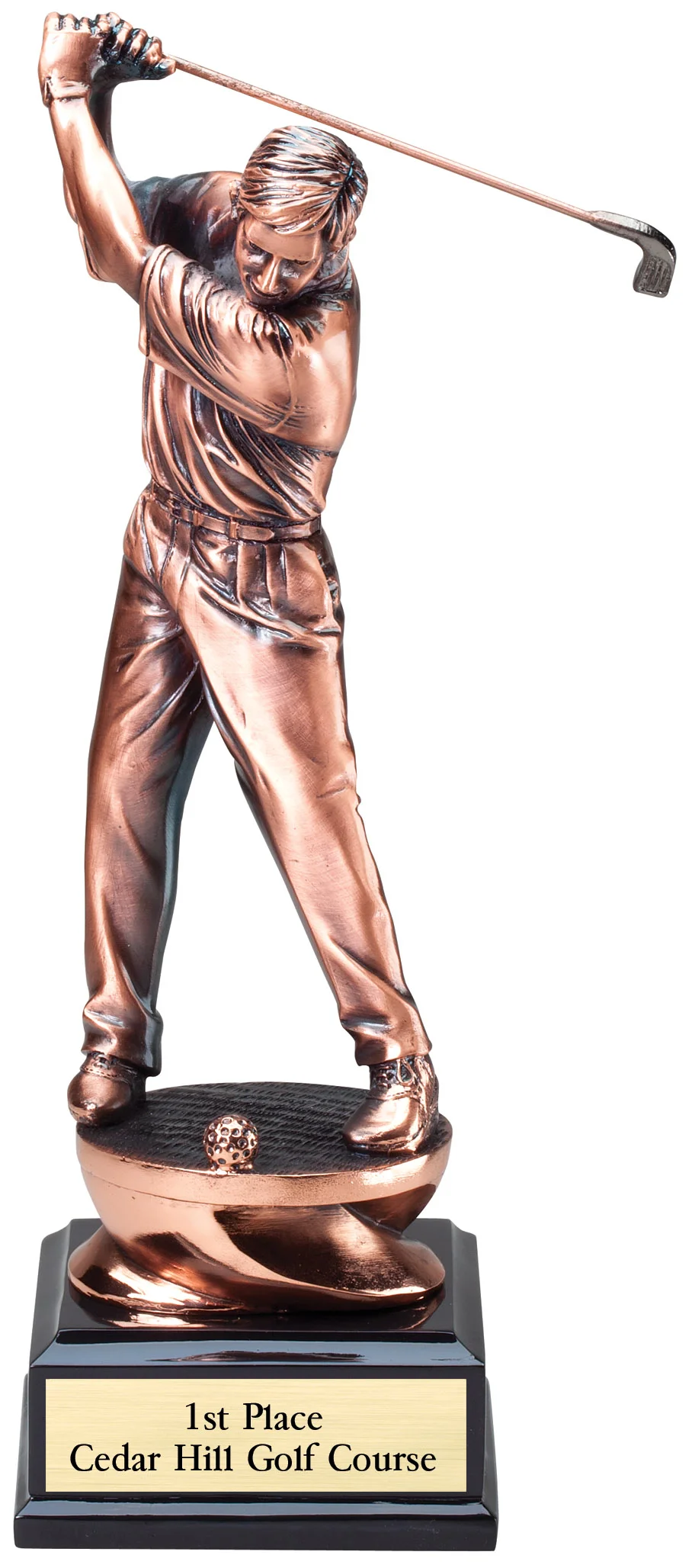 Copper Finish - Driver, Male Large: G1503 - 11" tall - $54 Medium: G1502 - 9.25" tall - $47 Small: G1501 - 8.25" tall - $37