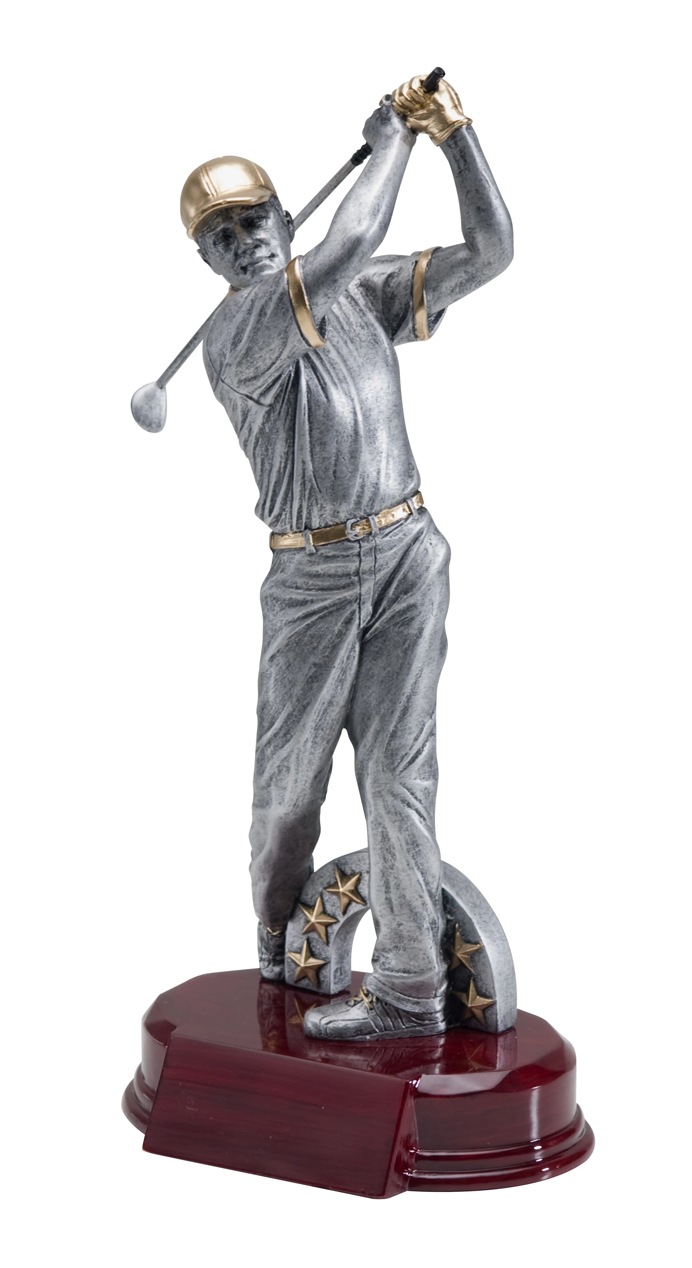 Resin Male Golfer Large: RFC-949 - 10" tall Price = $27