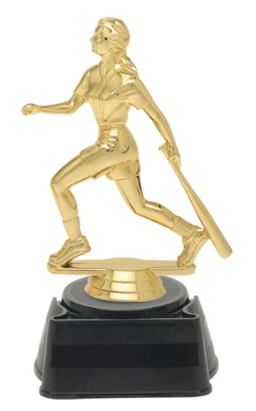 Action Batter, Female 5058-G - 5" tall Shown on Base