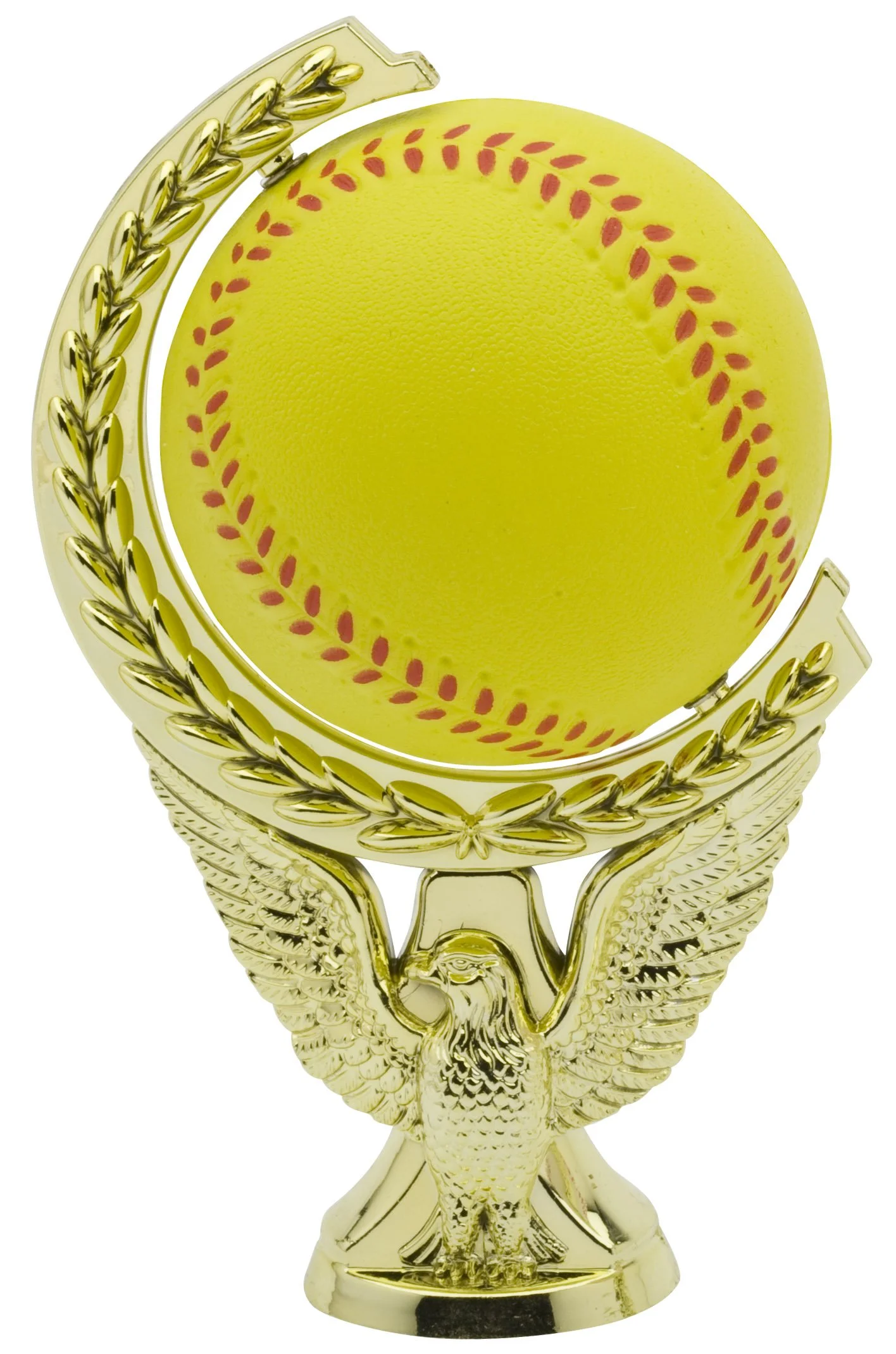 Spinning Softball SPIN9-62 - 5" tall Spinning Ball is made of Soft Foam