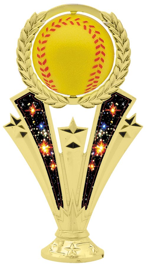 Motion Graphic Spinner SPIN 6-FB - 6.5" tall With Spinning Softball
