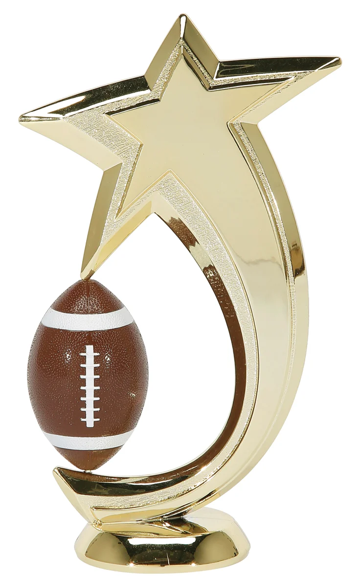 Shooting Star Spinner 47500-G - 6" tall - with Spinning Football