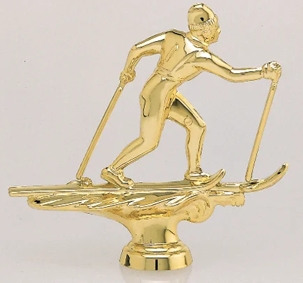 Cross Country Skier - Male 3017-G - 3" tall