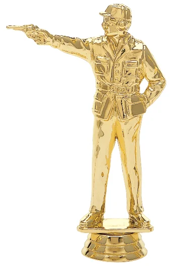 Pistol Shooter 5003-G - 5.25" tall