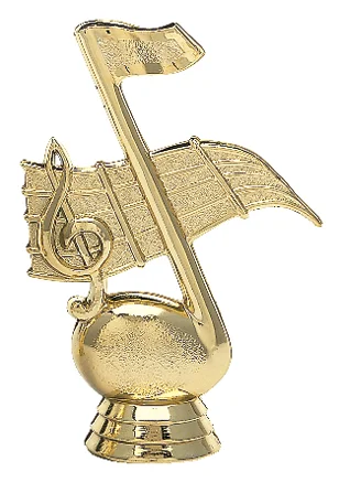 Music Note 426-G - 4.25" tall