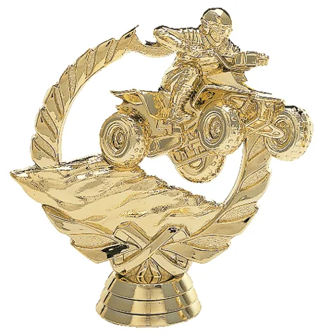 Wreath Quad Wheeler - 3023-G - 4.25" tall