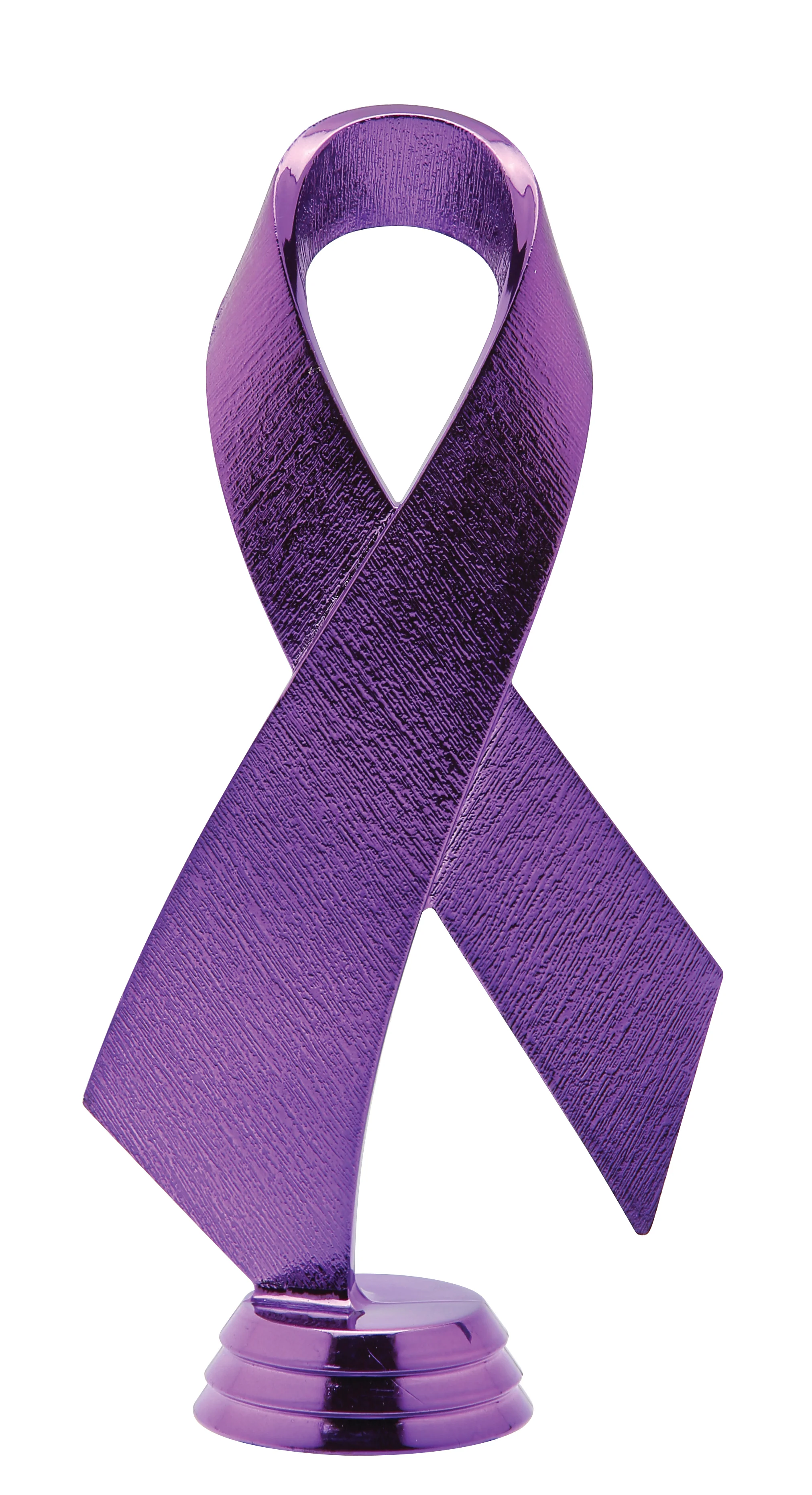 Purple Awareness Ribbon 525-P - 5.75" tall