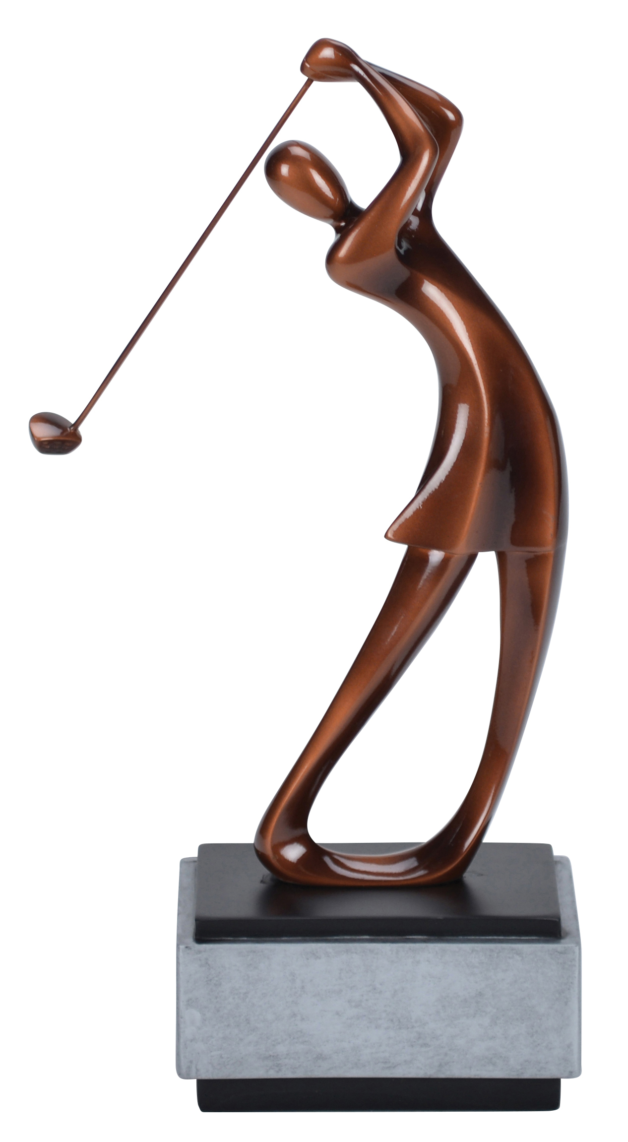 Modern Golf Resin - Female Large - 69622-Z - 16" tall - $106 Medium - N/A Small - 67622-Z - 12" tall - $58