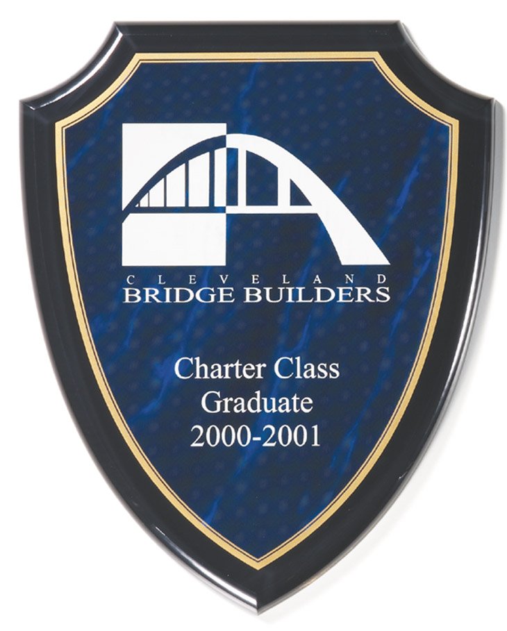 Blue Marble Shield 8" x 10" - CP750-B - $77