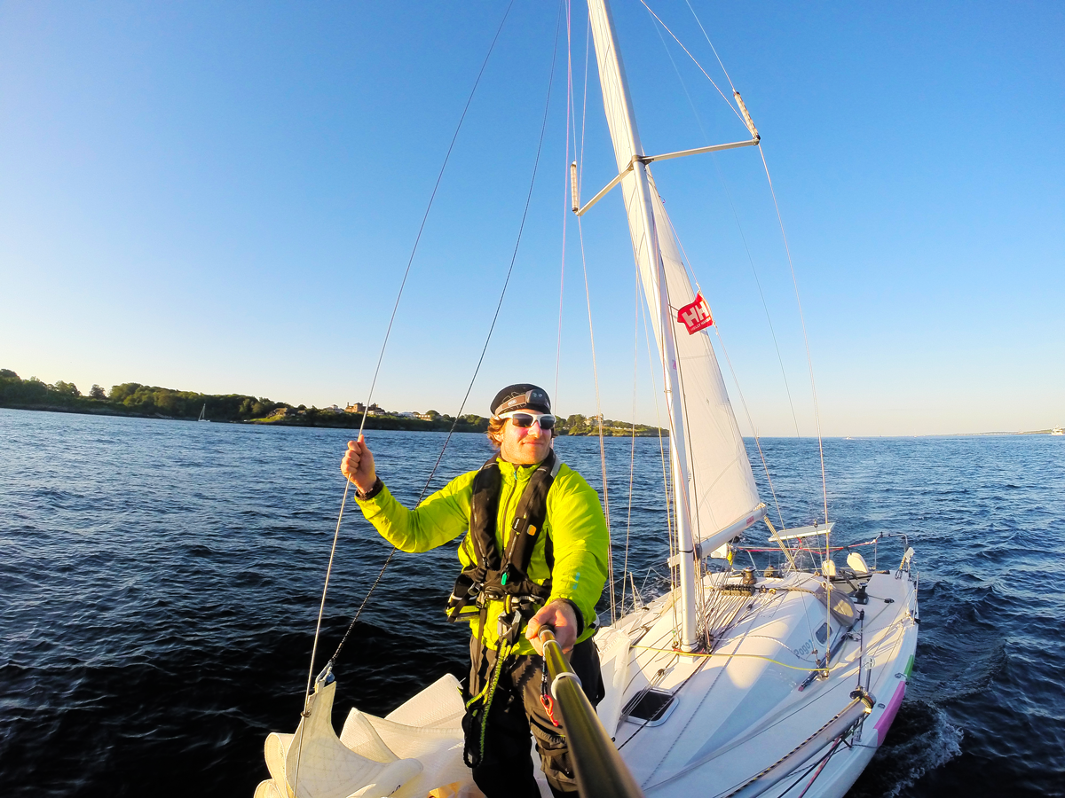  Passing Castle Hill after finishing the 2015 New England Solo/Twin Championship 