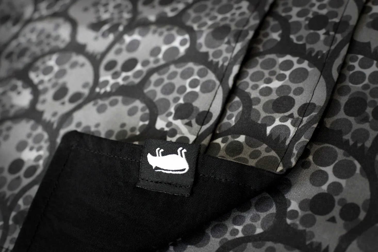 Playge x Kaiju Cut + Sew - Handkerchief - Drop 7 10 x 10 Inches. Kona Cotton, ‘Crete’ Colorway with Black Flannel Backer. $31 Shipped in the US - Click Here