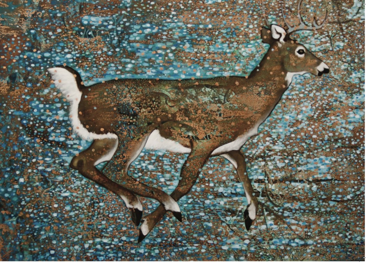 Snow Deer card