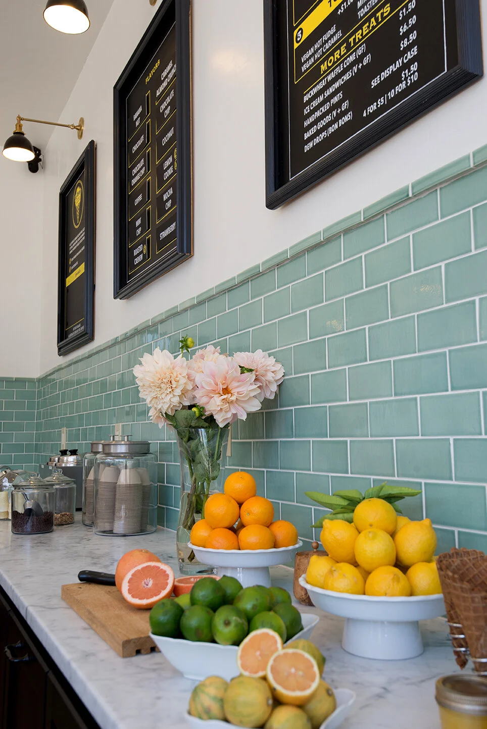 Pink lemonade from the striped pink lemons, anyone? California living at its best.