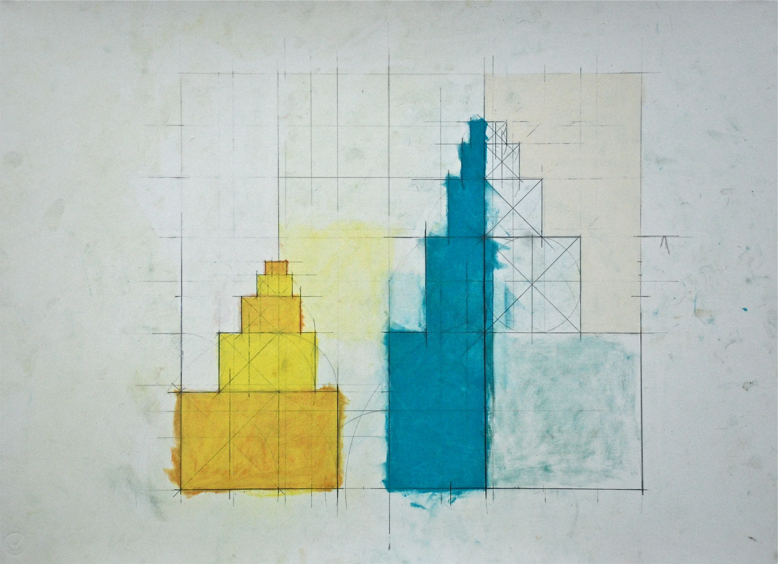   untitled    pencil, chalk pastel    22 x 30  inches   &nbsp; 