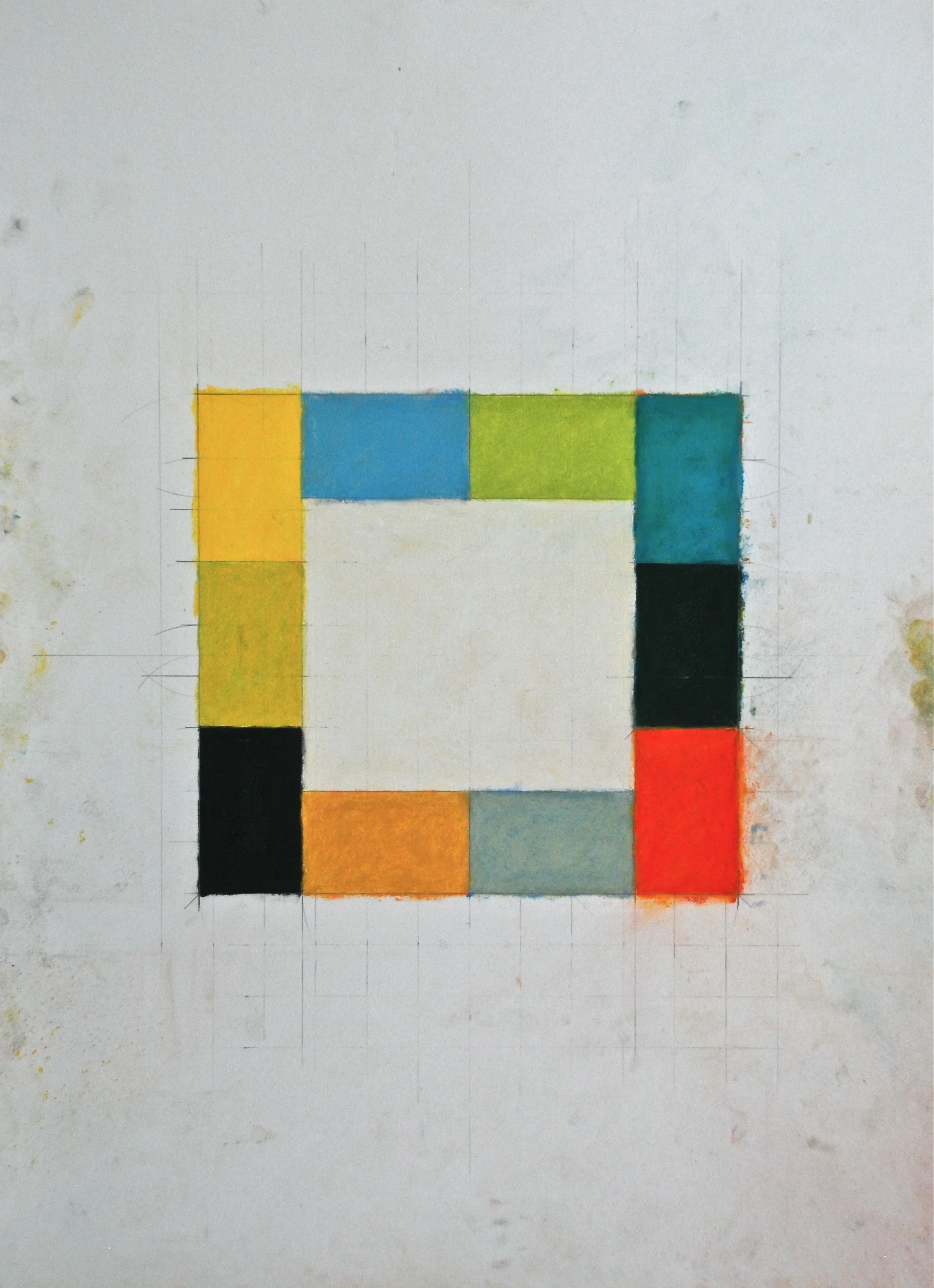   untitled    pencil, chalk pastel    30 x 22  inches  