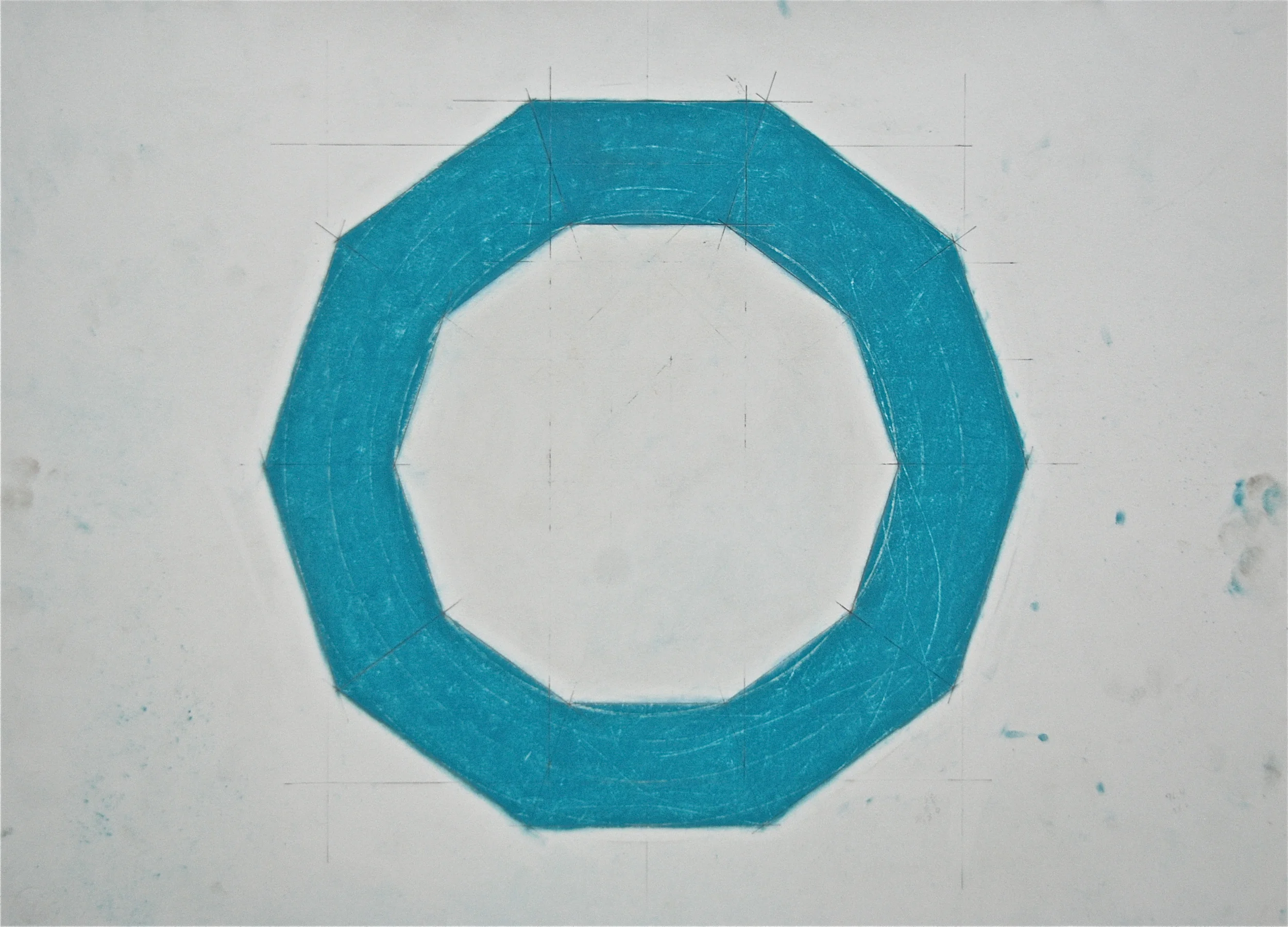   untitled    pencil, chalk pastel    22 x 30  inches  