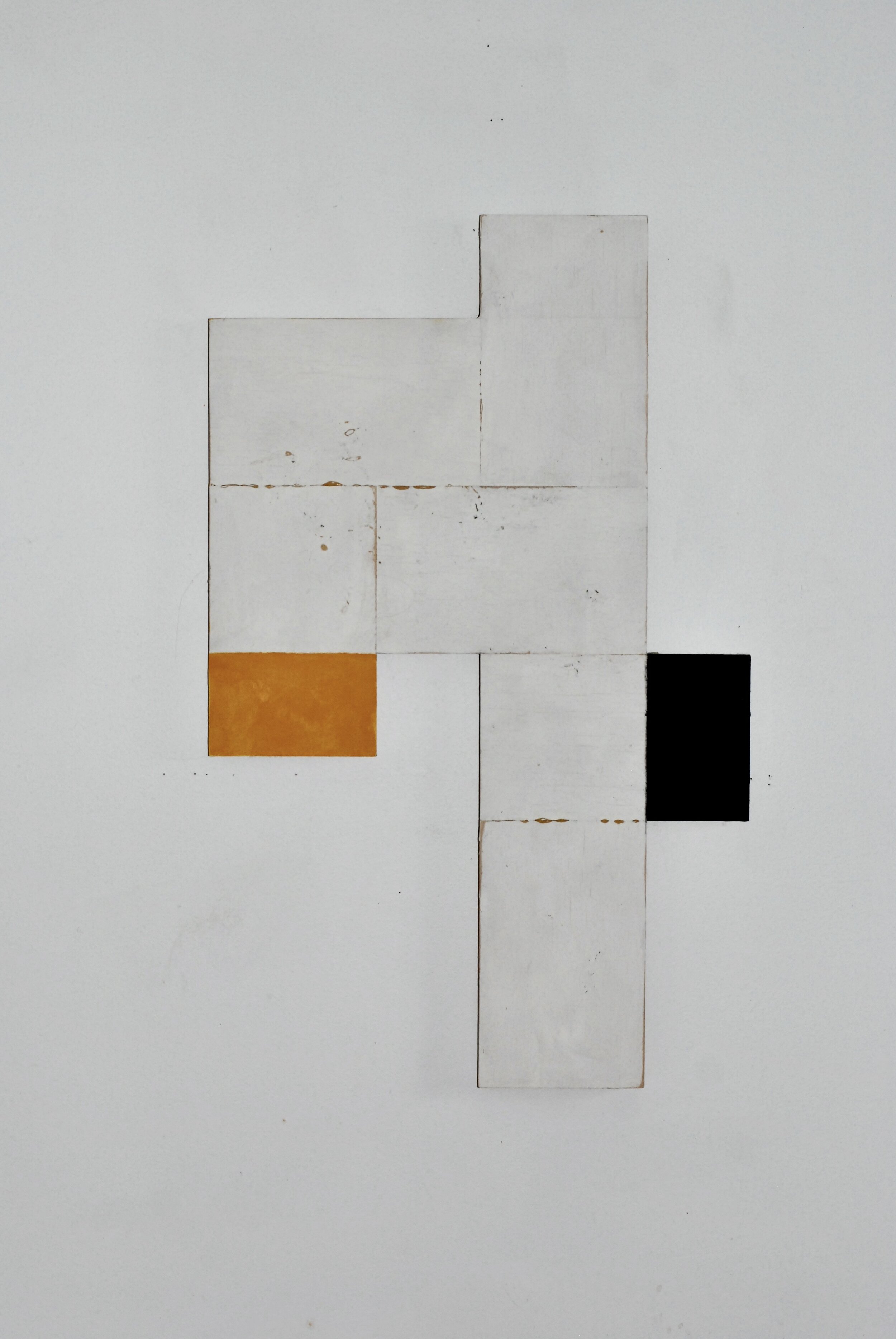 untitled oil on plywood approx. 24 x 15 inches