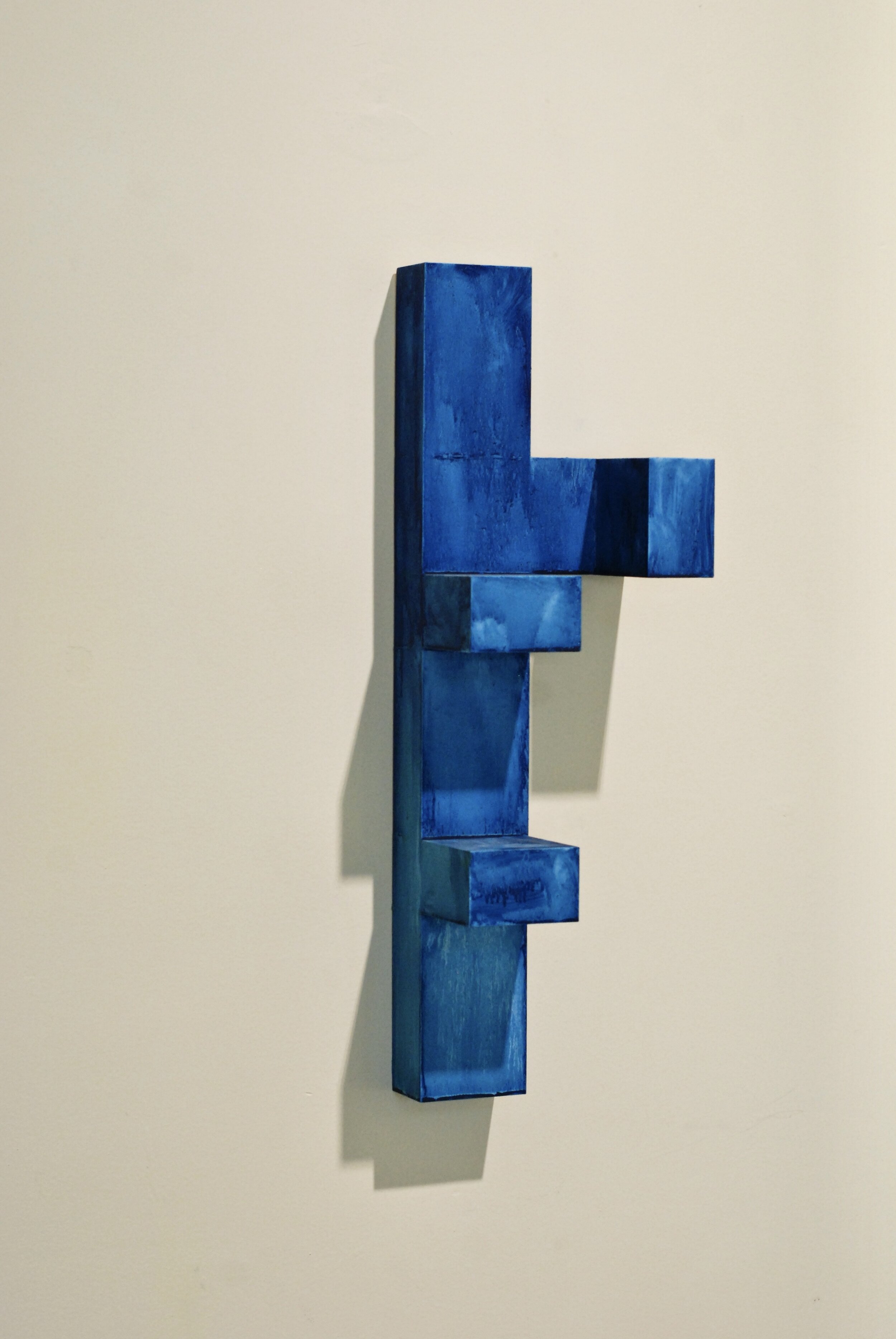 Slice oil on wood approx. 30 x 9 x 7 inches