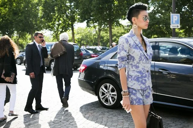 I'm pretty sure this is Esther Quek's casual | from: fwstreetstyle.blogspot.fr