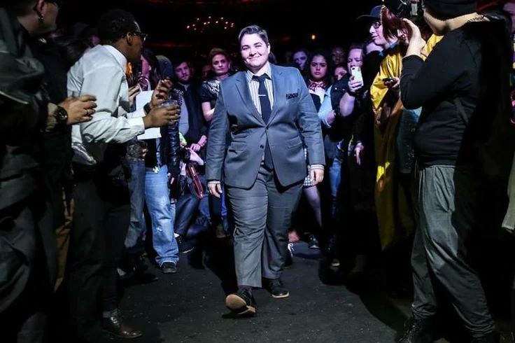 Bindle & Keep suit at DapperQ's fashion show in New York, Photography by Grace Chu