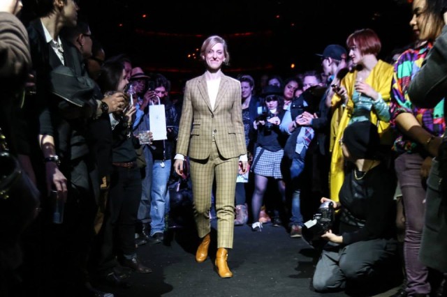 Bindle & Keep suit at DapperQ's fashion show in New York, Photography by Grace Chu