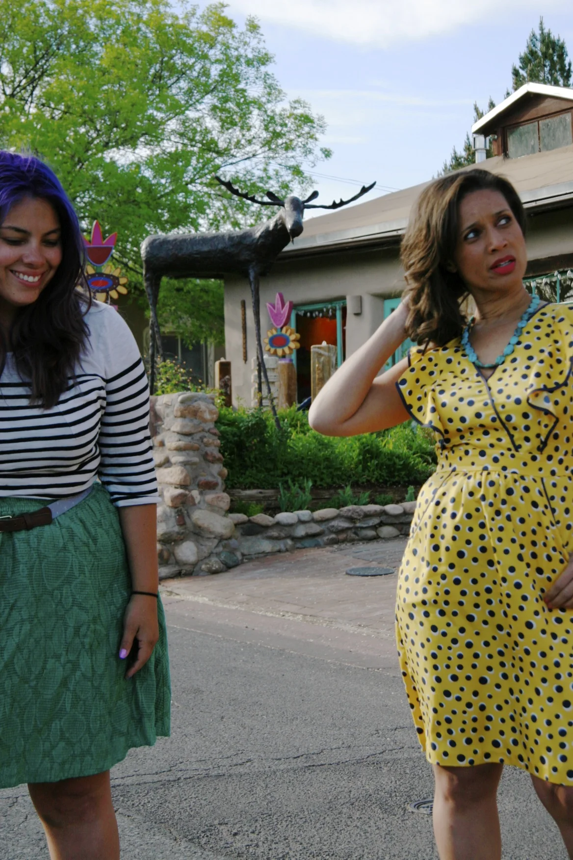 LuzMarina (left) and Anita (right) photographed by Brandi Brussel