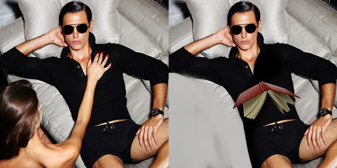 OOOOOH you read? That's cool. I bet you know all kinds of things about the world and therefore I should trust your judgements. I'll have what he's wearing. From: Tom Ford