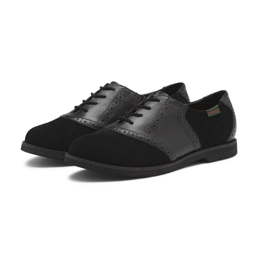 Elaina Suede Saddle Shoe, Bass, $78