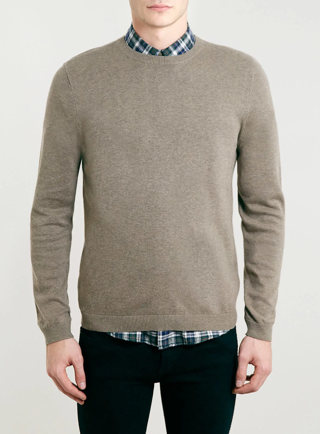 Sand Marl Classic Crew Neck Sweater , was $30, now $24