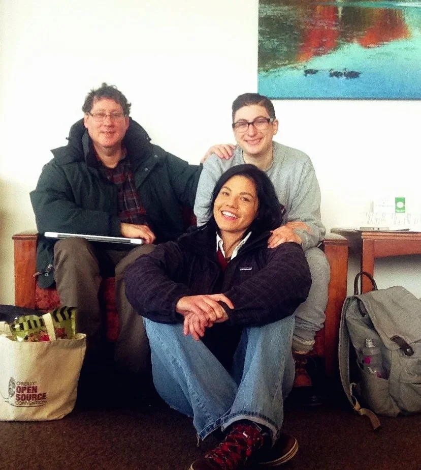 With my amazing Dad and parter Ru the day of surgery.