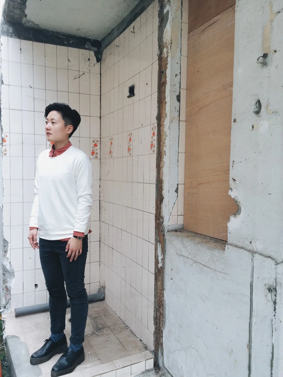 "Strolling in the old City" / Model: Wen Liu
