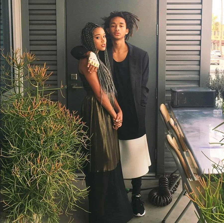 Smith posing for prom picture, 2015 via Smith's Instagram